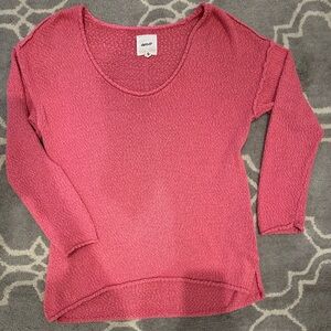 Aerie Raspberry Crew Neck Sweater